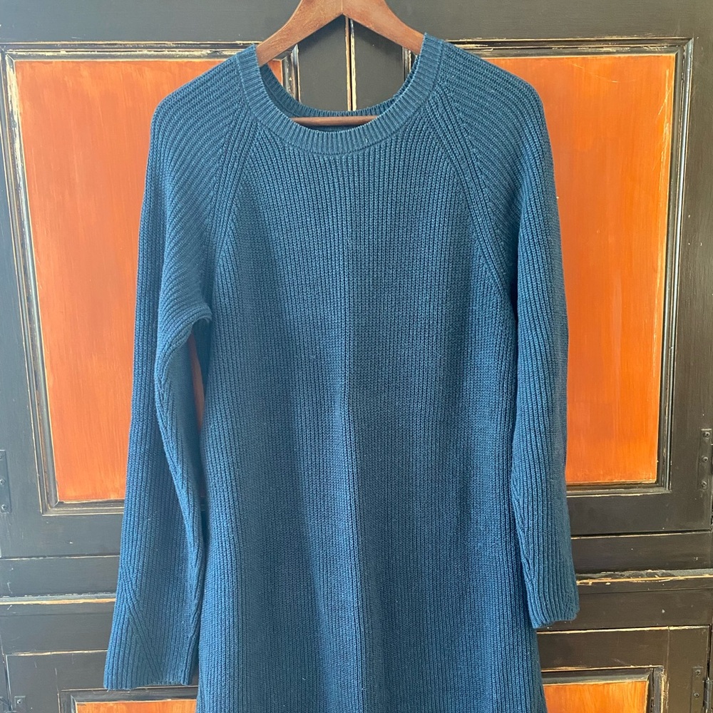 Cobalt Blue Banana Republic Sweater Dress size L